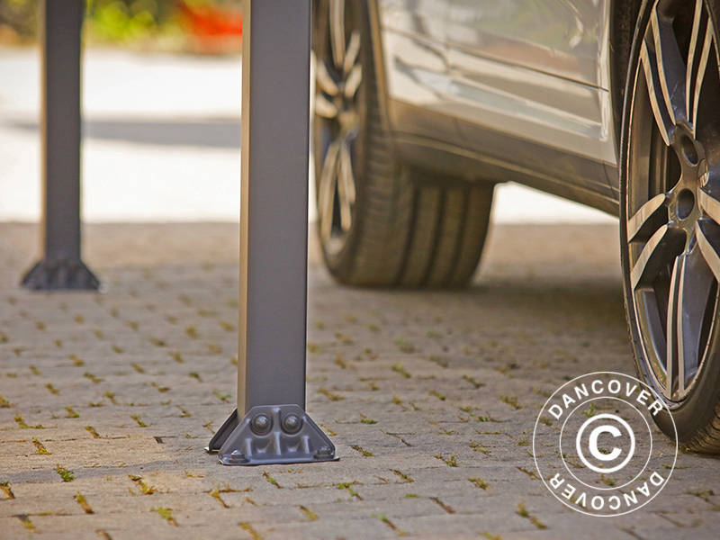 Carport Arcadia, Palram/Canopia, 3,59x5,07m, Grå