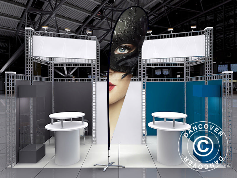 Beachflagg, tåredråpe, stor