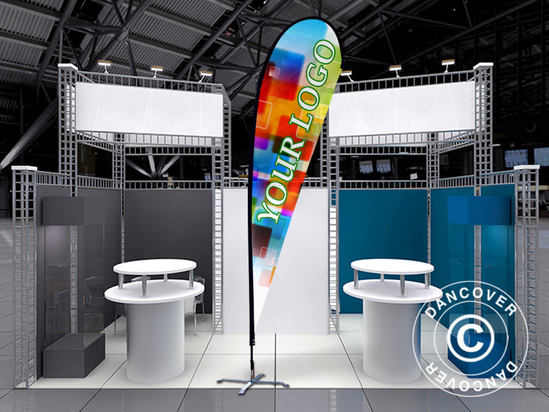 Beachflagg, tåredråpe, stor