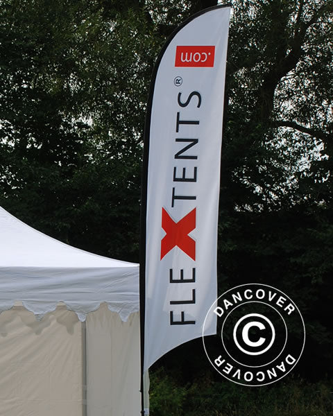 Stål spyd for Beachflagg