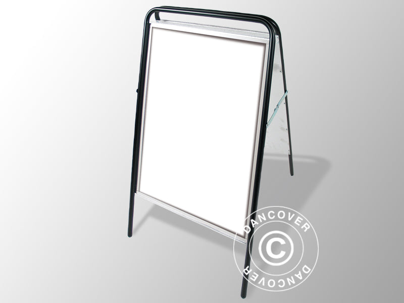 Gatebukk (A-skilt), 68x114cm, Svart