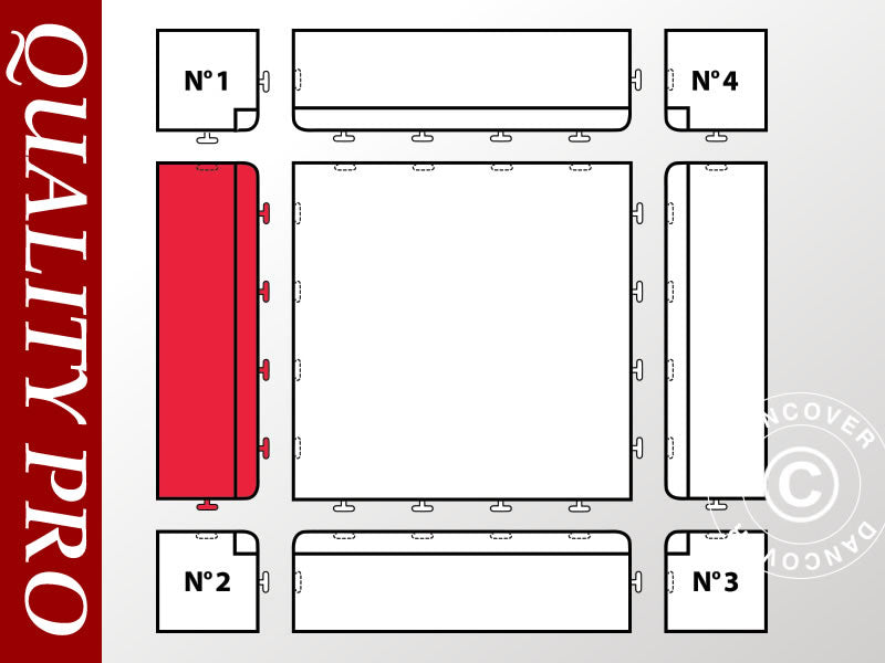 Gulv Kant del venstre, Antrasitt