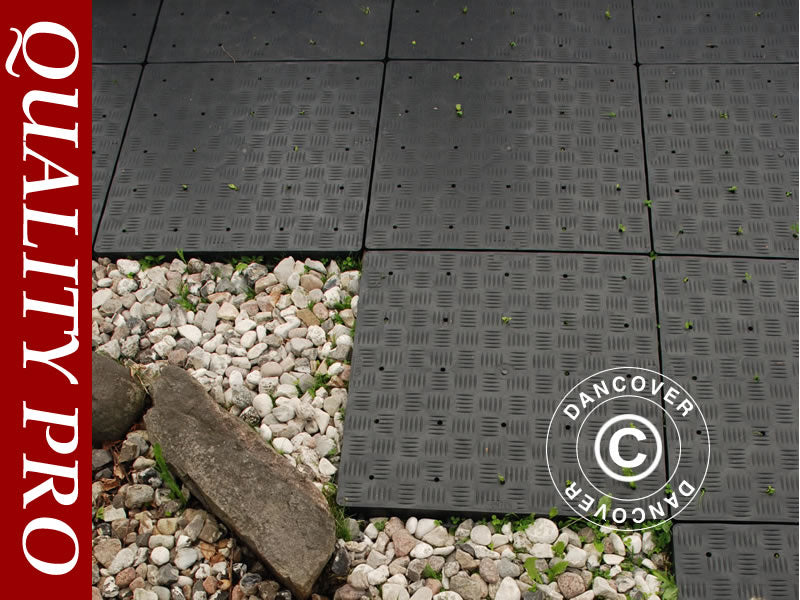 Plastgulv PRO 16 m², Antrasitt