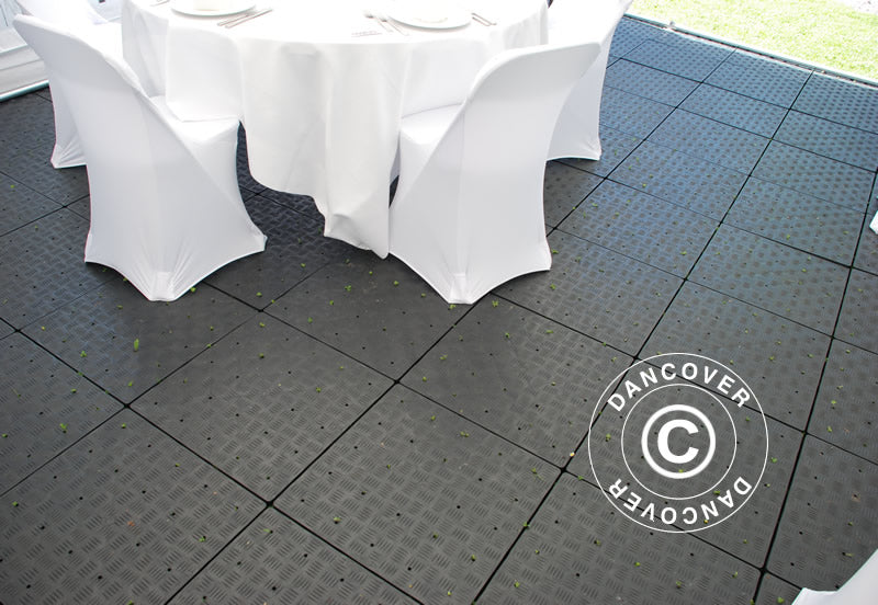 Plastgulv PRO 120 m²,  Antrasitt