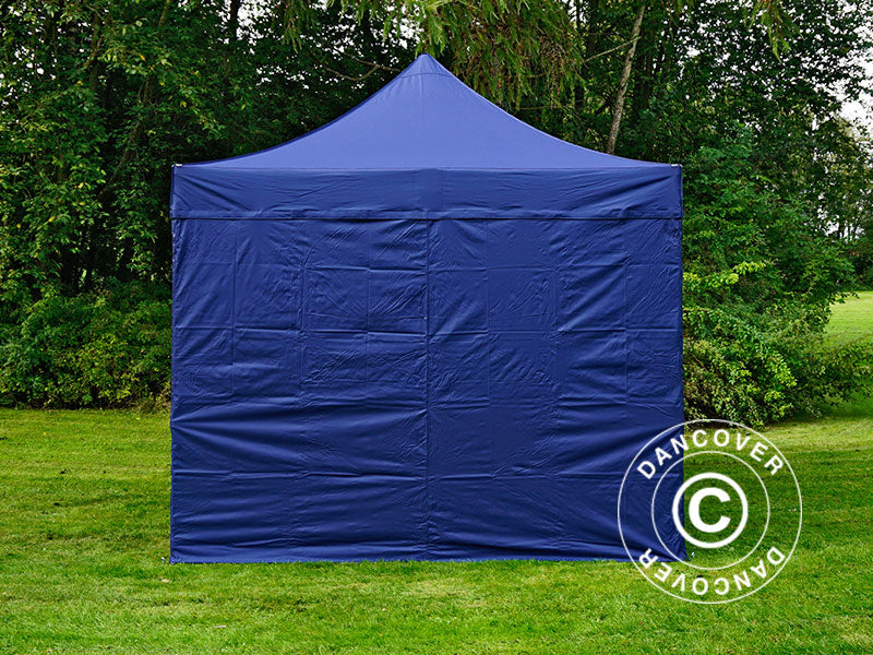 Quick-up telt FleXtents Xtreme 50 3x3m Mørk blå, inkl. 4 sider