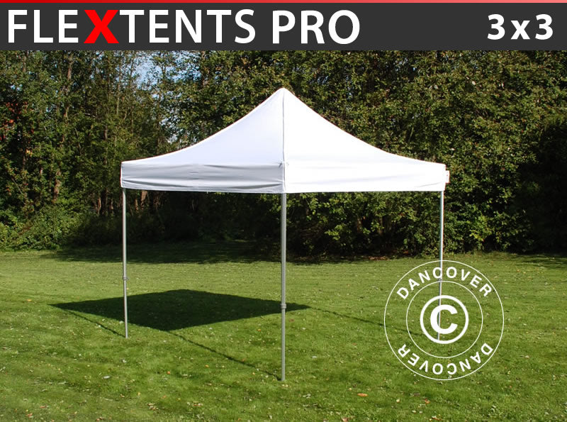 Quick-up telt FleXtents PRO 3x3m Hvit