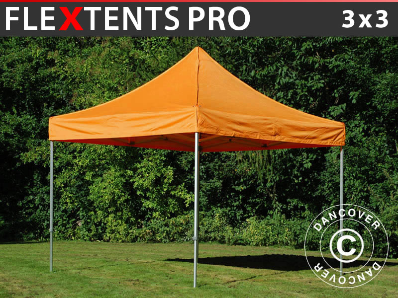 Quick-up telt FleXtents PRO 3x3m Oransje