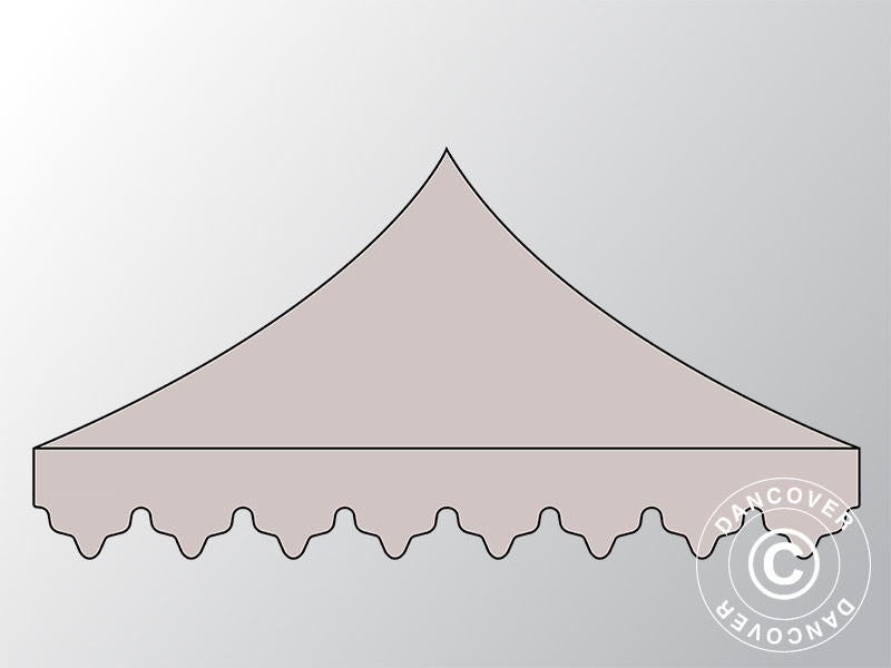 Takduk "Morocco" for Quick-up telt FleXtents 3x3m, Latte
