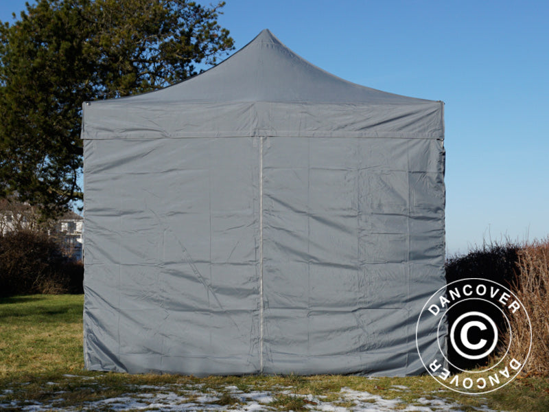 Quick-up telt FleXtents PRO 3x6m Grå, inkl. 6 sider
