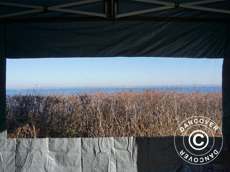 Quick-up telt FleXtents PRO 3x6m Grå, inkl. 6 sider