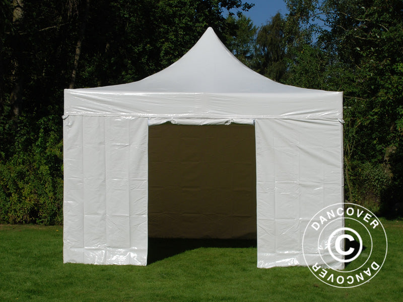 Quick-up telt FleXtents Xtreme 50 Heavy Duty 4x4m Hvit, inkl. 4 sider