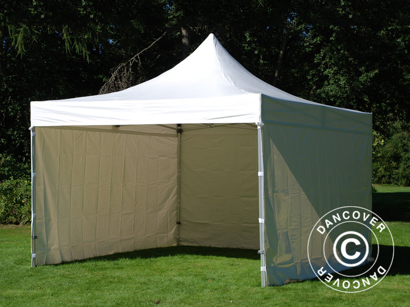 Quick-up telt FleXtents Xtreme 50 Heavy Duty 4x4m Hvit, inkl. 4 sider