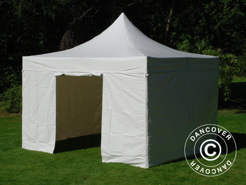 Quick-up telt FleXtents Xtreme 50 Heavy Duty 4x4m Hvit, inkl. 4 sider