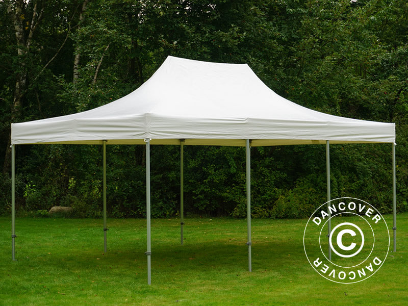 Quick-up telt FleXtents Xtreme 50 Heavy Duty 4x6m Hvit, inkl. 8 sider