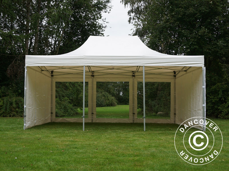Quick-up telt FleXtents Xtreme 50 Heavy Duty 4x6m Hvit, inkl. 8 sider