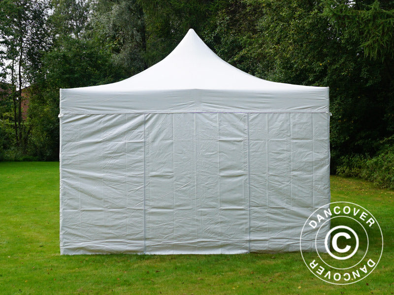 Quick-up telt FleXtents Xtreme 50 Heavy Duty 4x6m Hvit, inkl. 8 sider