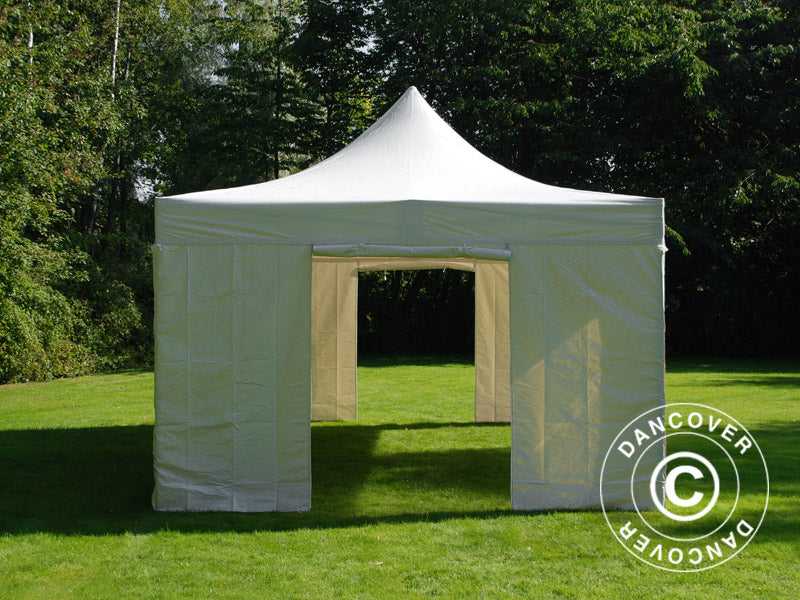 Quick-up telt FleXtents Xtreme 50 Heavy Duty 4x8m Hvit, inkl. 6 sider