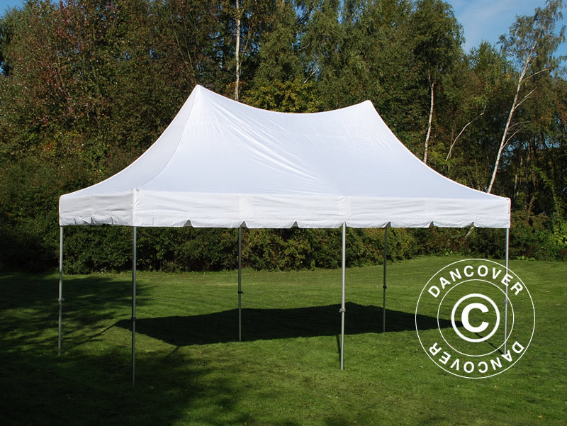 Quick-up telt FleXtents PRO Peak Pagoda 3x6m Hvit