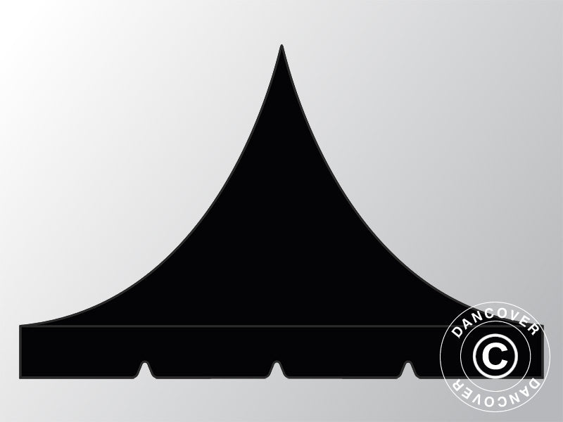 Takduk for Quick-up telt FleXtents PRO Pagoda 3x6m, Svart