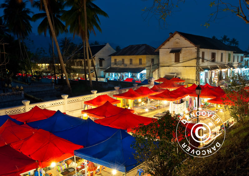 Quick-up telt FleXtents Xtreme 60 3x3m Rød, inkl. 4 sider