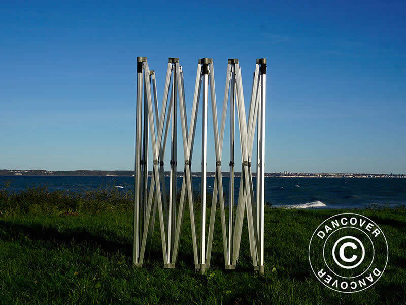 Quick-up telt FleXtents PRO Vintage Style 3x6m Rosa, inkl. 6 sider