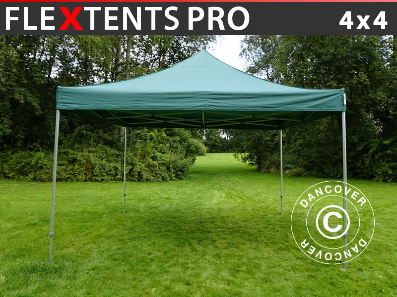 Quick-up telt FleXtents PRO 4x4m Grønn