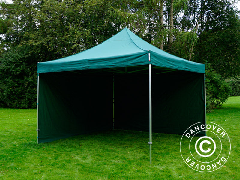 Quick-up telt FleXtents Xtreme 50 4x4m Grønn, med 4 sider