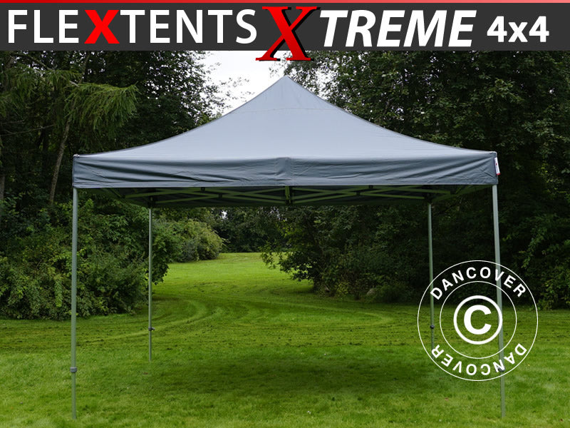 Quick-up telt FleXtents Xtreme 50 4x4m Grå