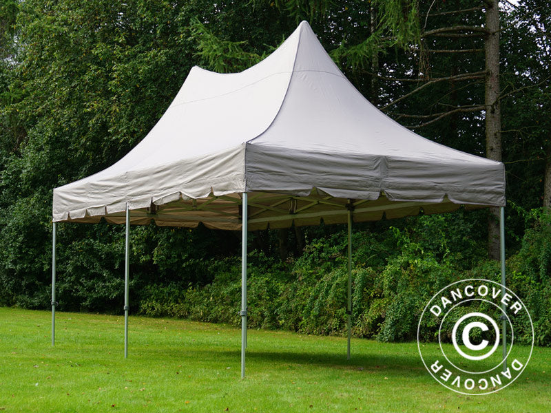 Quick-up telt FleXtents PRO Peak Pagoda 3x6m Latte