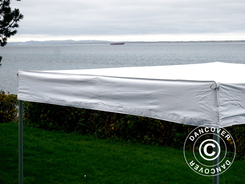 Quick-up telt FleXtents® Xtreme 50 Exhibition m/sidevegger 3x3m hvit, flammehemmende