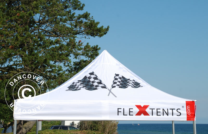 Quick-up telt FleXtents PRO med full digital trykk, 3x4,5m