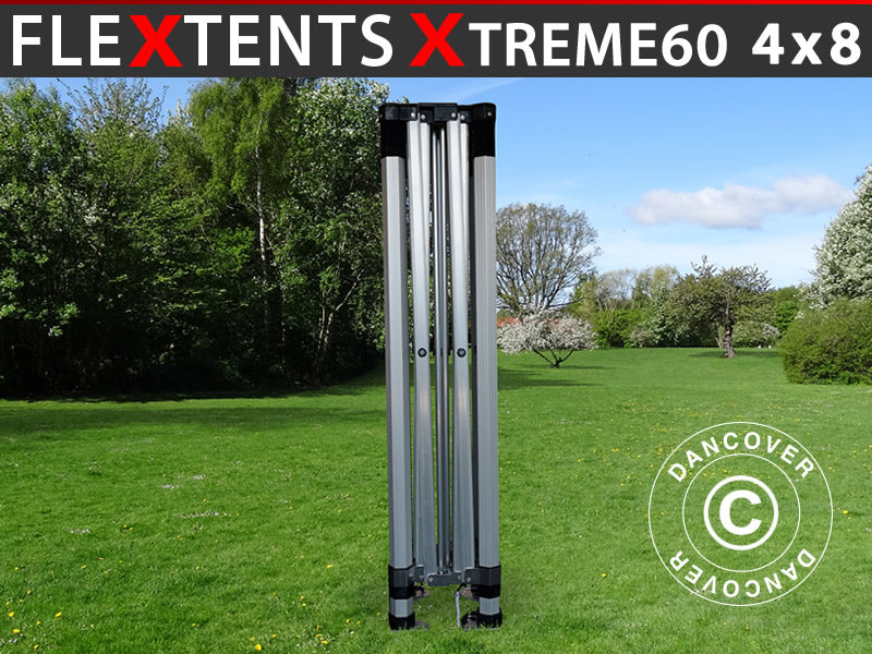 Aluminiumsramme til quick-up teltet FleXtents Xtreme 60 4x8m, 6 ben, 60mm