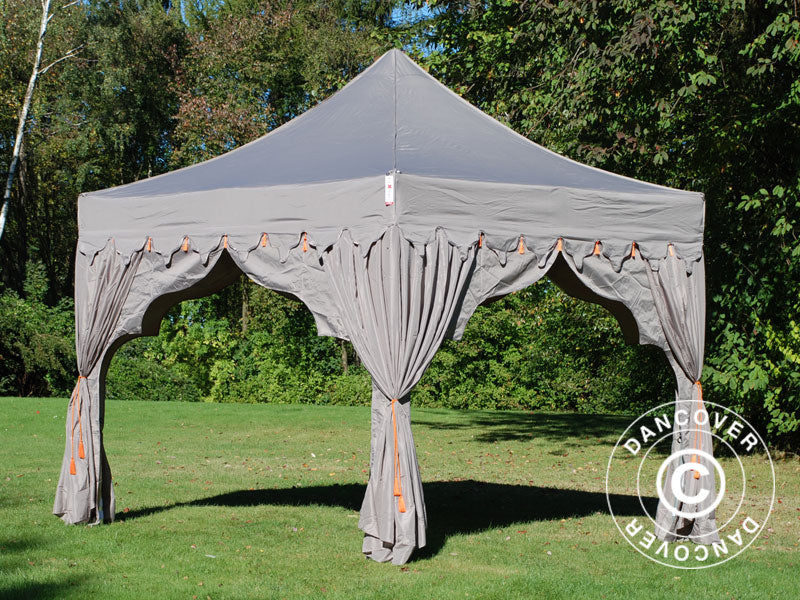Quick-up telt FleXtents PRO "Raj" 3x3m Latte/Oransje