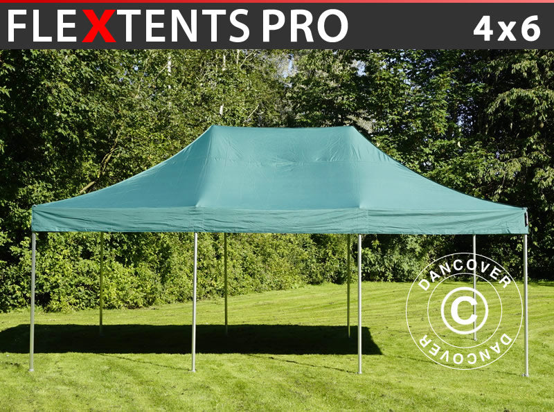 Quick-up telt FleXtents PRO 4x6m Grønn