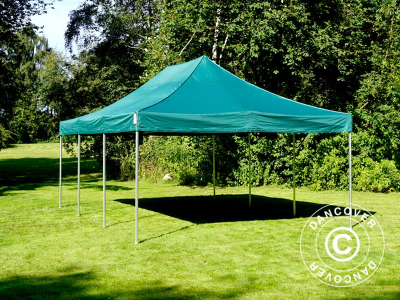 Quick-up telt FleXtents PRO 4x6m Grønn, inkl. 8 sider