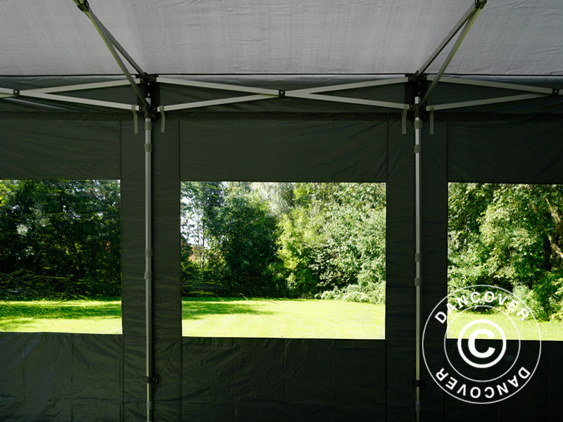 Quick-up telt FleXtents Xtreme 50 4x6m Grå, inkl. 8 sider