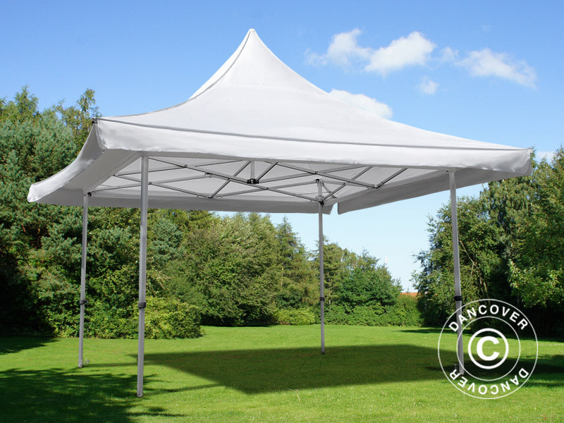 Quick-up telt FleXtents Pagoda Xtreme 50 3x3m / (4x4m) Hvit
