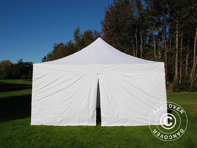 Quick-up telt FleXtents Xtreme 50 5x5m Hvit, inkl. 4 sider
