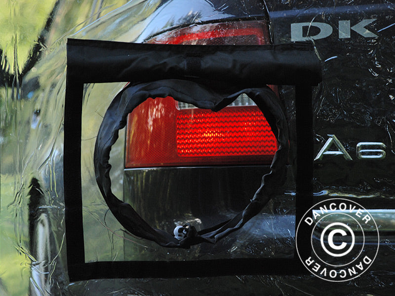 Sammenleggbar garasje FleX Carcover, 3x6m, Svart