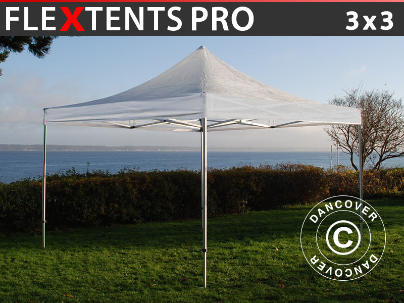Quick-up telt FleXtents PRO 3x3m Transparent