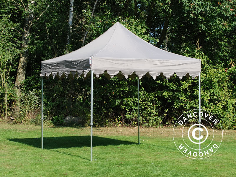 Quick-up telt FleXtents PRO "Morocco" 3x3m Latte, inkl. 4 sider