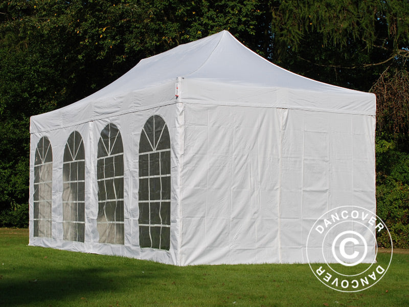 Quick-up telt FleXtents Xtreme 50 Vintage Style 3x6m Hvit, inkl. 6 sider