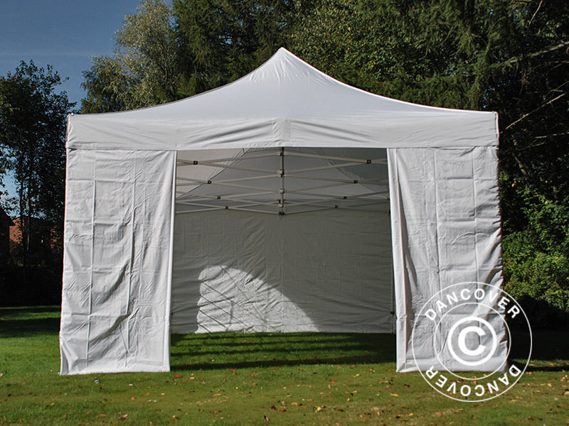Quick-up telt FleXtents Xtreme 50 Vintage Style 4x8m Hvit, inkl. 6 sider