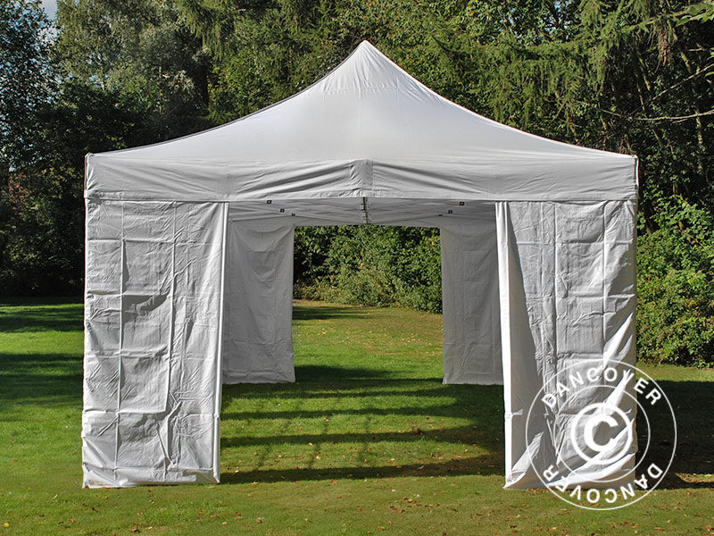 Quick-up telt FleXtents Xtreme 50 Vintage Style 4x8m Hvit, inkl. 6 sider