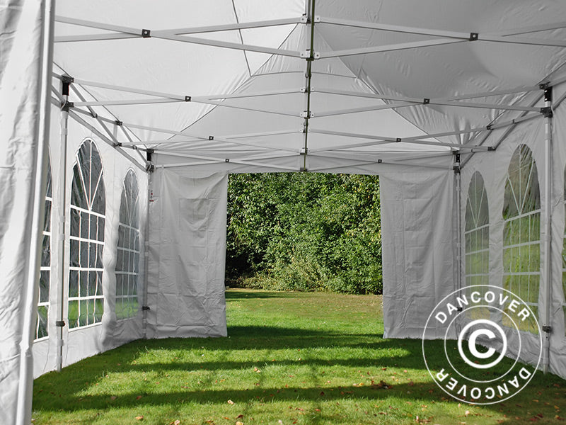 Quick-up telt FleXtents Xtreme 50 Vintage Style 4x8m Hvit, inkl. 6 sider