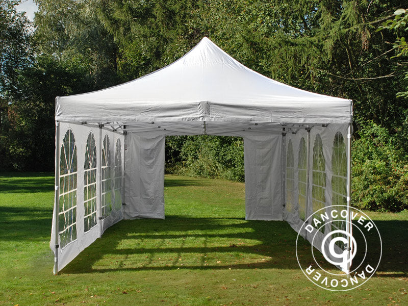 Quick-up telt FleXtents Xtreme 50 Vintage Style 4x8m Hvit, inkl. 6 sider