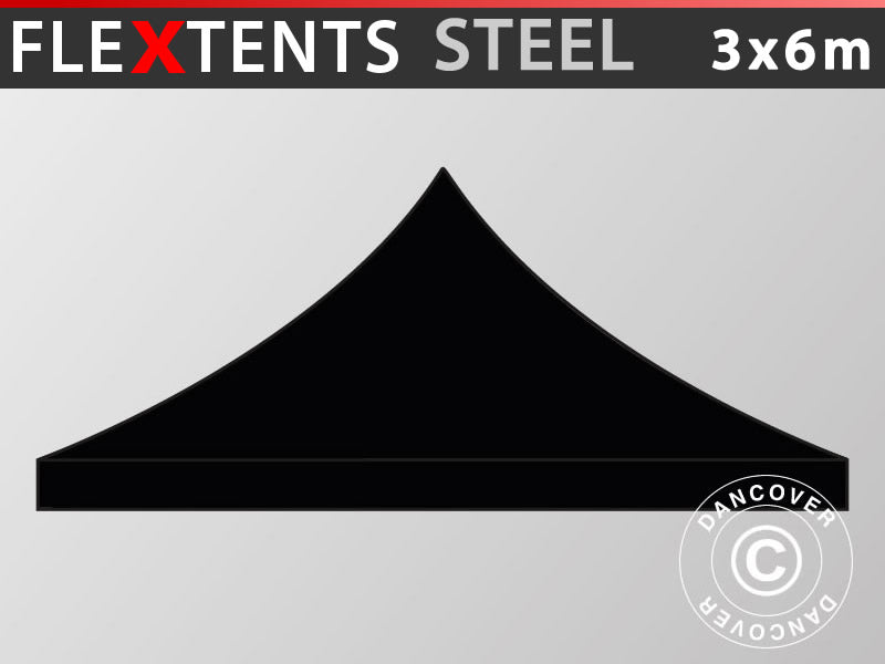 Takduk for Quick-up telt FleXtents Steel og Basic v.3 3x6m, svart