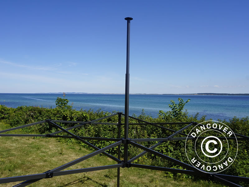 Quick-up telt FleXtents Basic v.3, 3x6m Svart