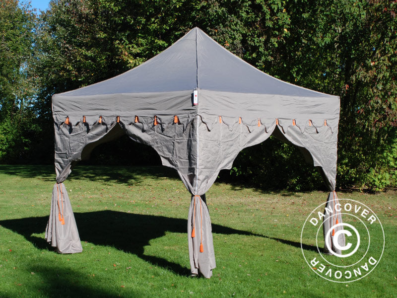 Quick-up telt FleXtents PRO Steel "Raj" 3x3m Latte/Oransje