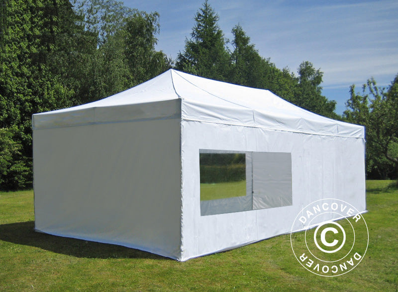 Flext. Pro Steel 4x8m White Top+Frame+SWK B1 YU+GL